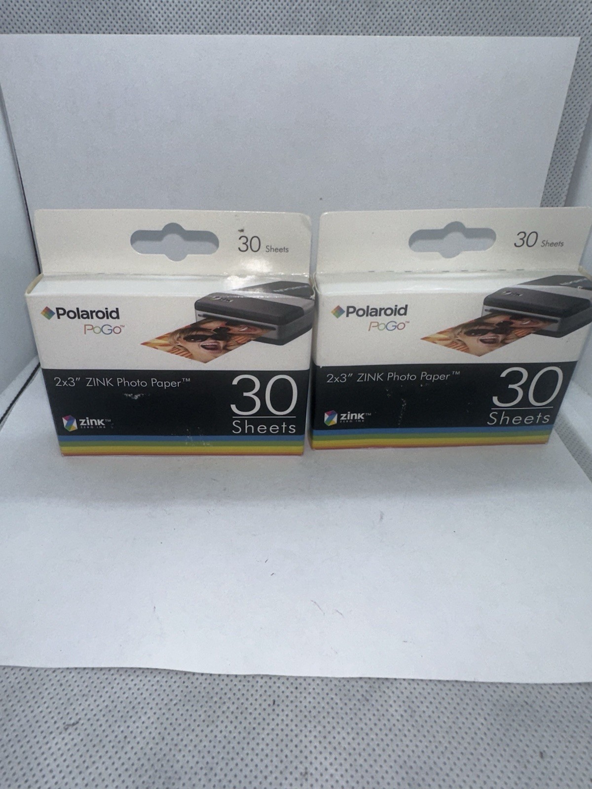 Polaroid PoGo 2×3″ Zink Photo Paper 30 Sheets New Lot of 2 Expired 06/09