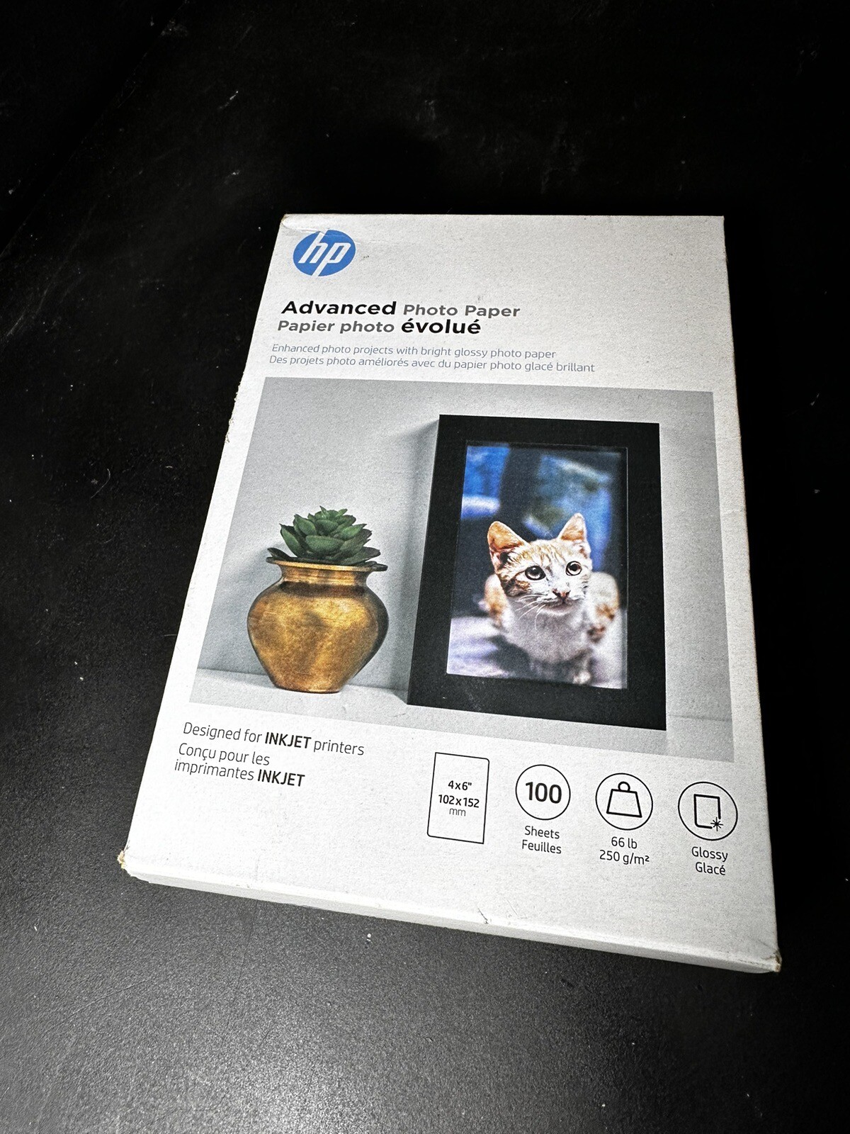 Hewlett Packard Q6638A 4 x 6 inch Glossy Printer Paper – 100 Sheets (z49)