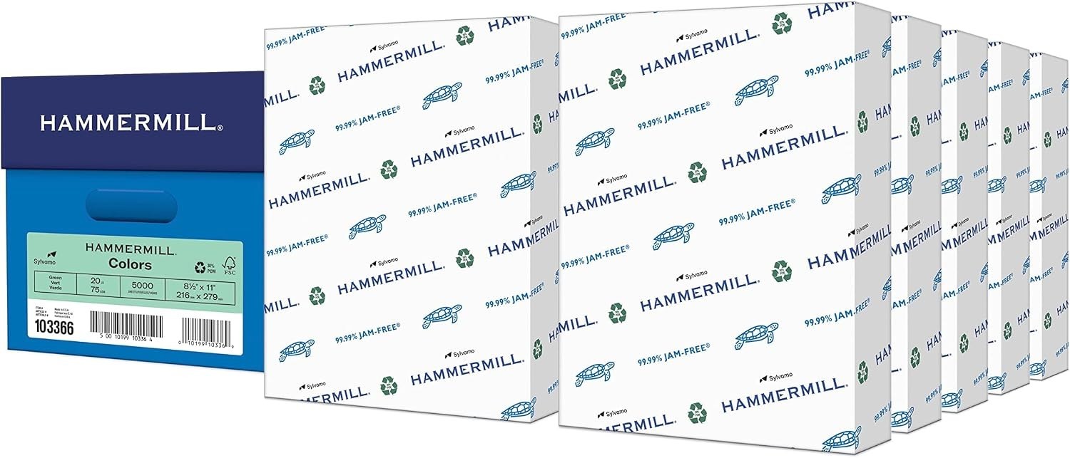 20 lb Printer Paper 8.5 x 11 Size – Made in USA