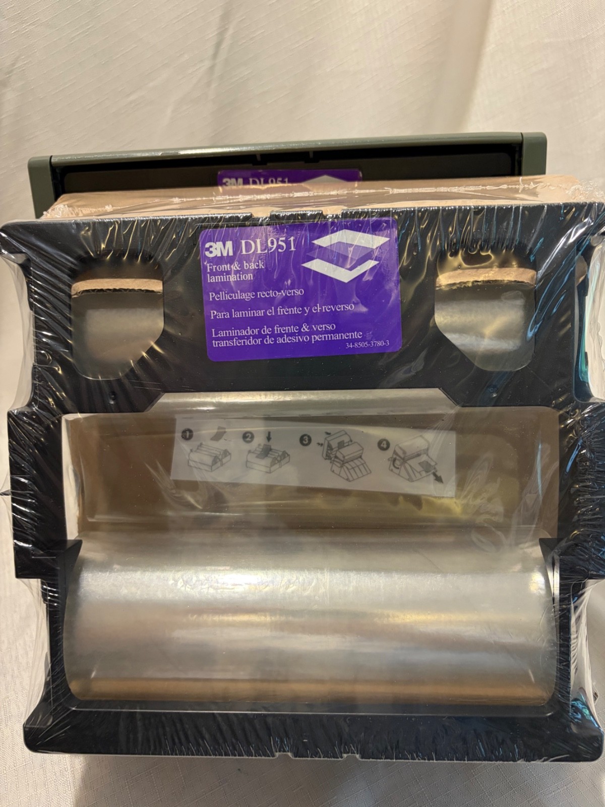 Laminating Machine and Supplies, 3M DL951, Front and Back Laminator and Rolls