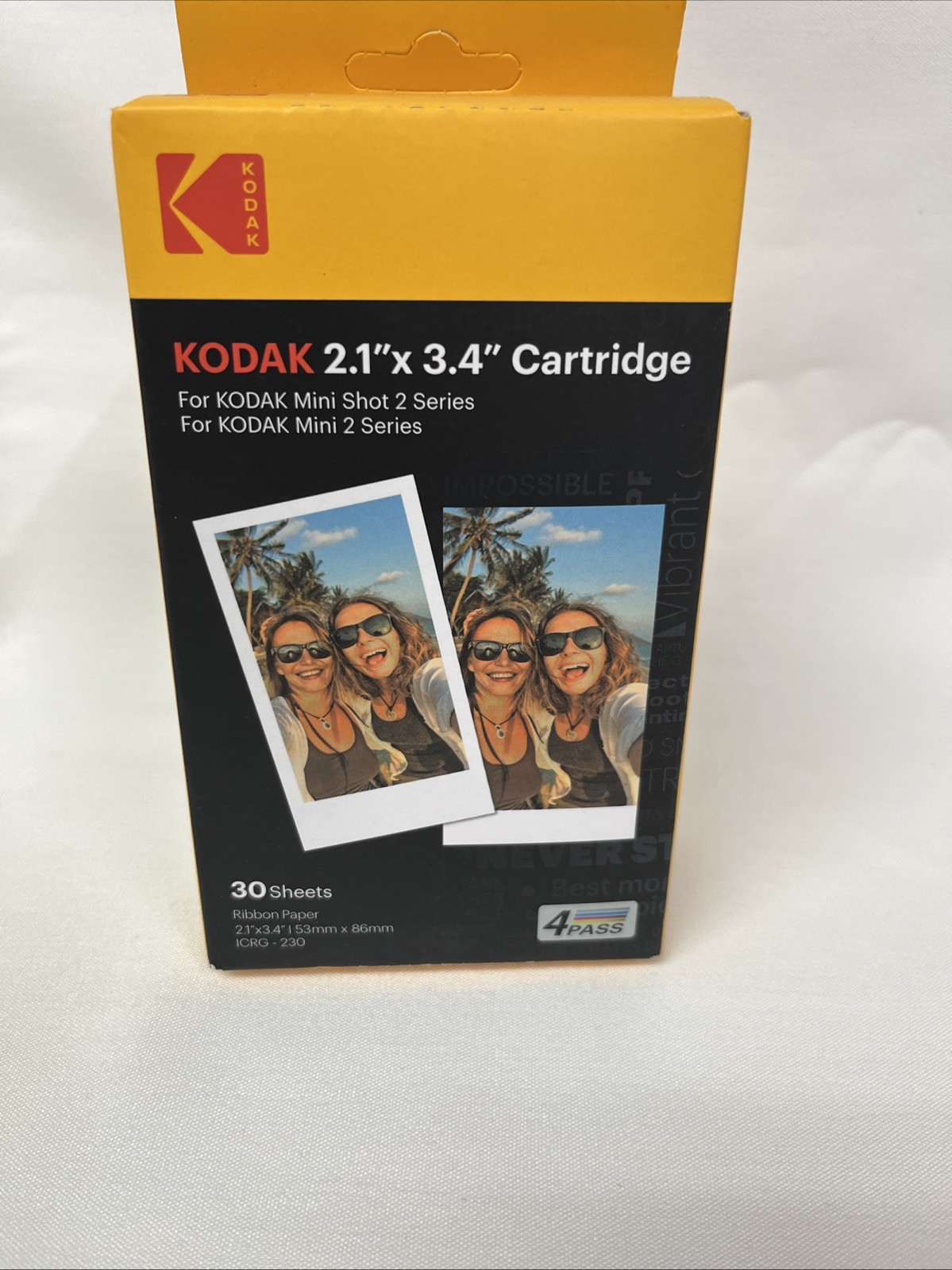 Kodak Cartridge 2.1 X 3.4 30 Sheets For Kodak Mini Shot 2 Series New 2023