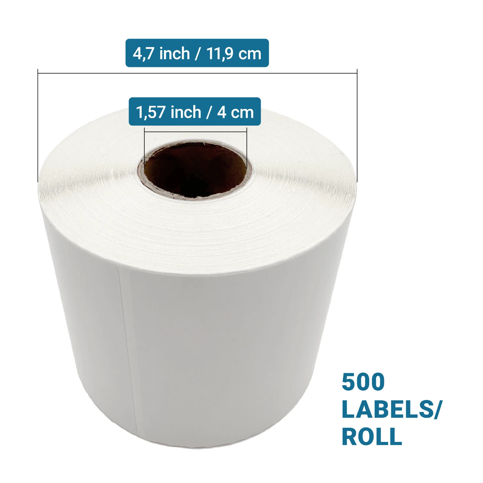 500/1000PCS 4″ x 6″ Direct Thermal Shipping Label fit for VRETTI MUNBYN Phomemo