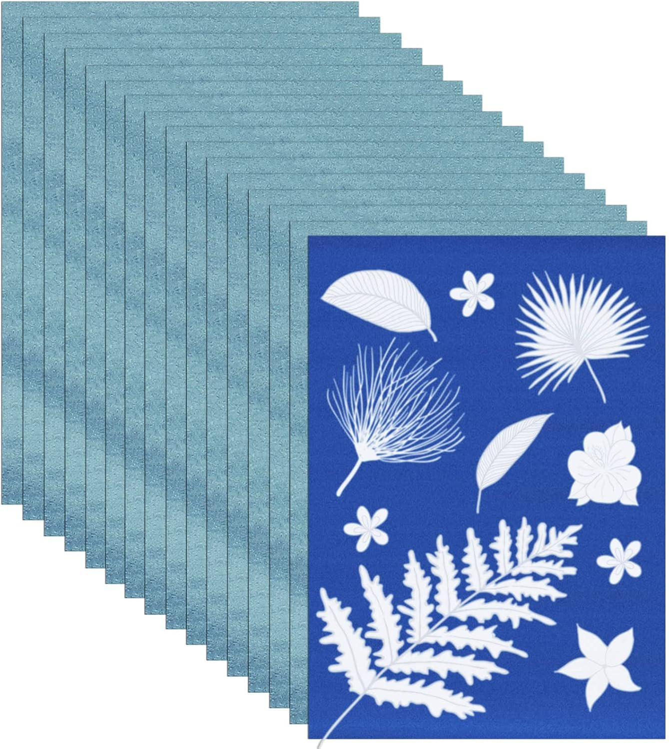 32 Sheets Sun Print Paper Cyanotype A4 A5 Solar Drawing Paper Sensitivity Nature