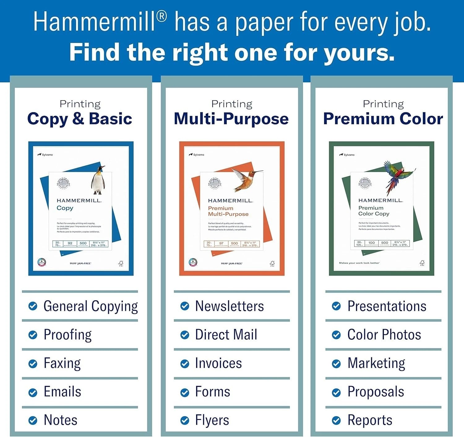 32 lb Color Copy Paper 12×18 – 500 Sheets, 100 Bright, Eco-friendly