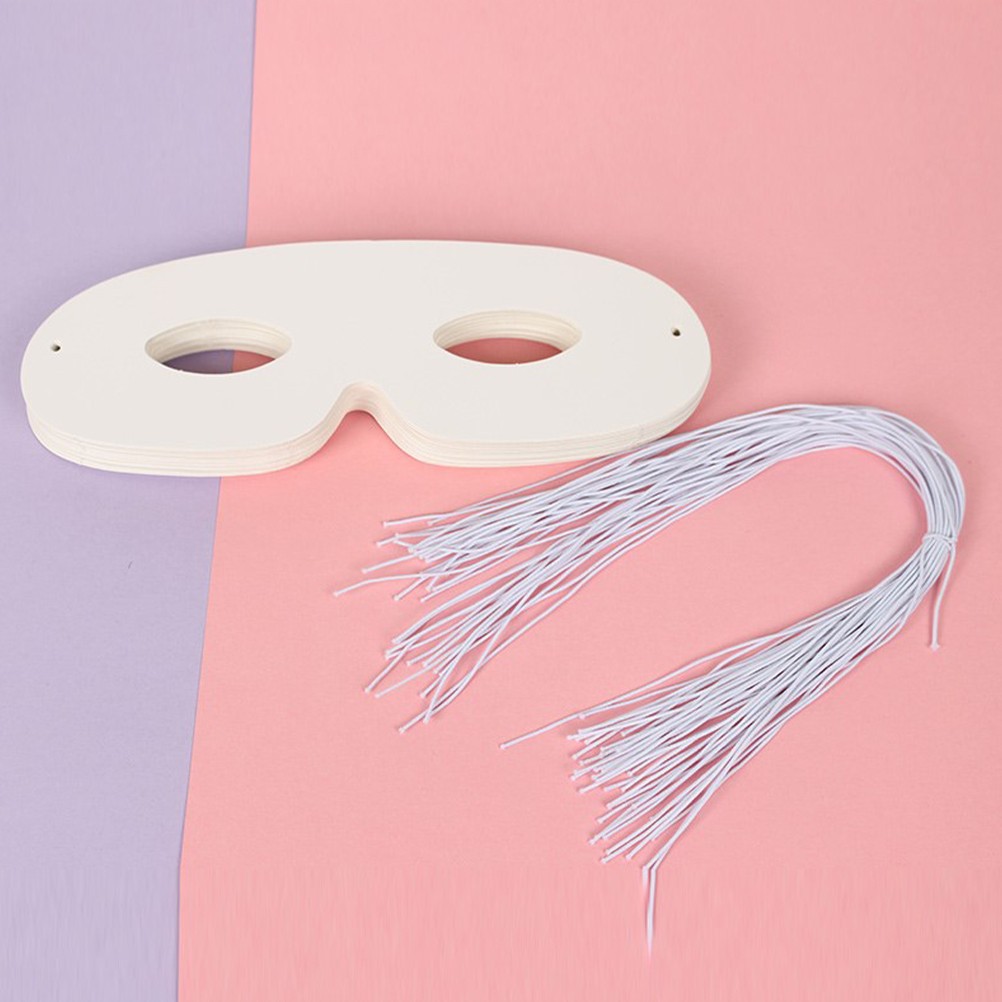 40 Pcs Masquerade White Mask Craft Masks to Decorate Blank for Crafts Diy