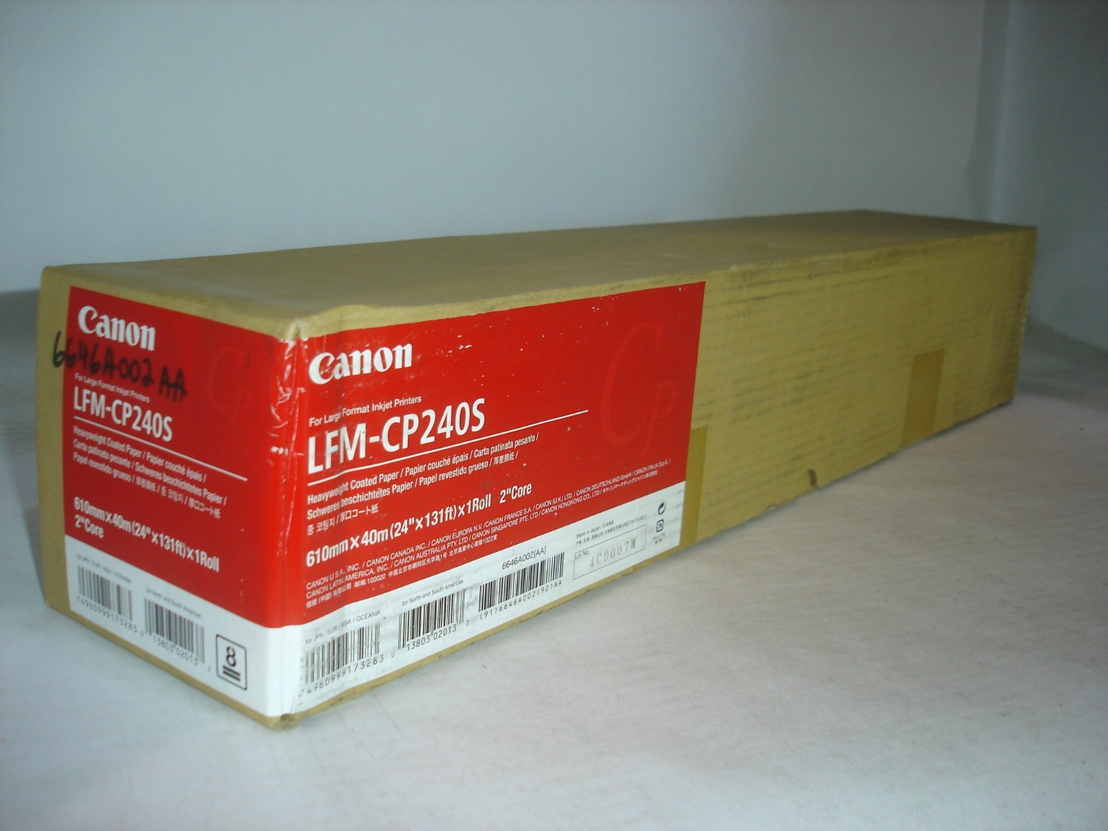 Genuine Canon Heavyweight Coated Paper LFM-CP240S 6646A002AA