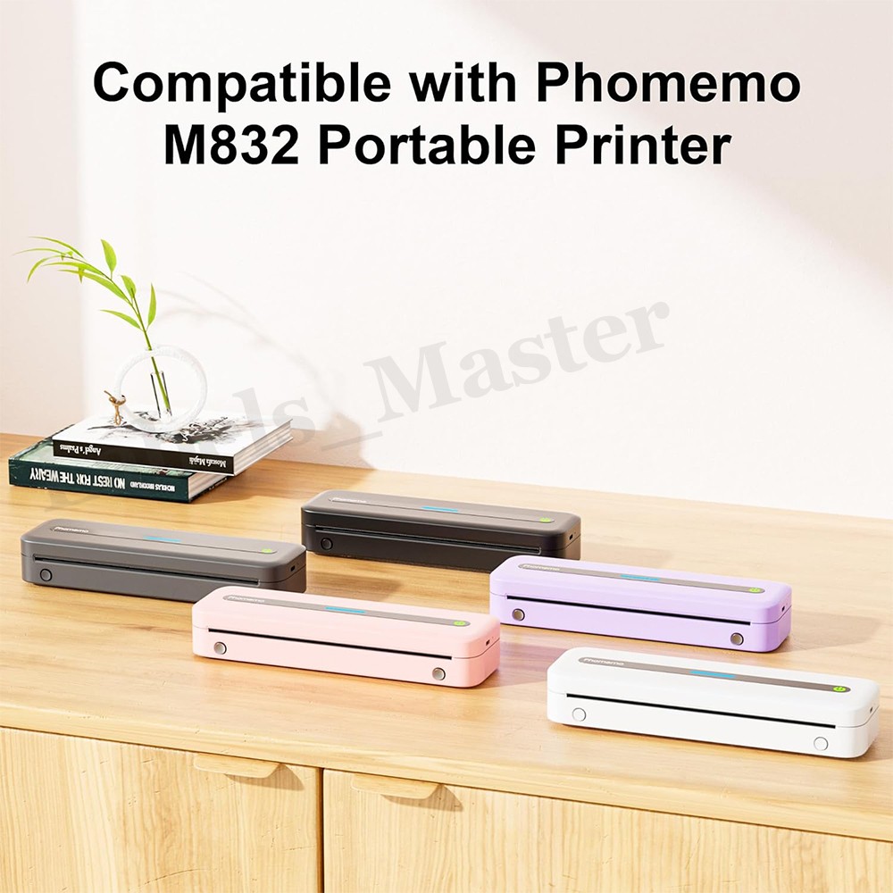 16 Rolls A4 Thermal Printer Paper 8.5″x11″ for M08F M832 M834 Phomemo Printer US