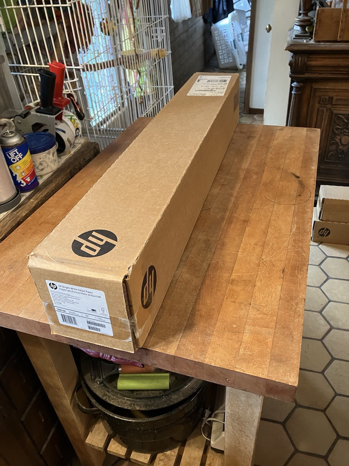 HP Bright White C6810A Inkjet Paper 36×300 Roll 4.7 mil