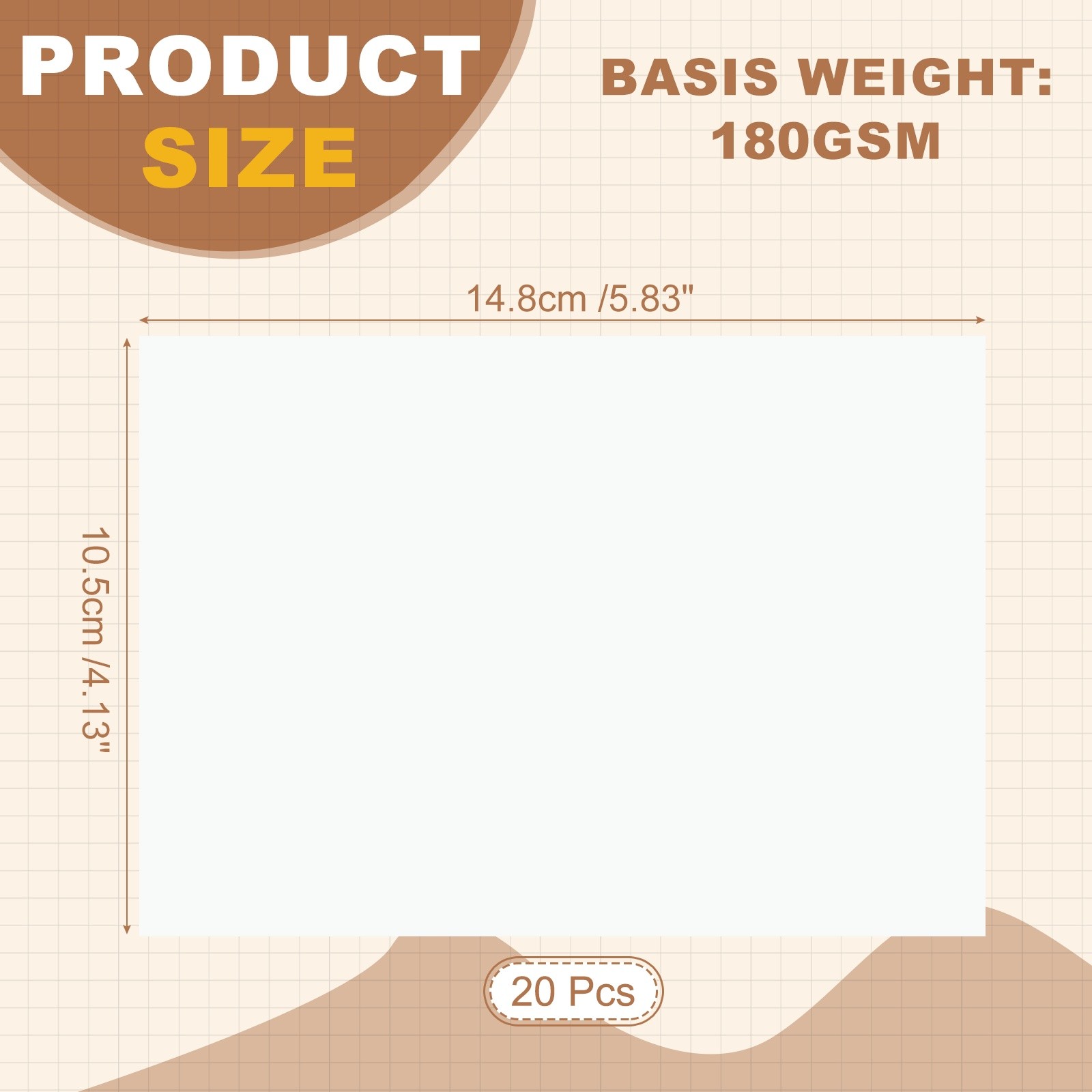 5.8″x4.1″ Glossy Photo Paper, 20 Sheets Inkjet Photo Paper 180GSM for Printer