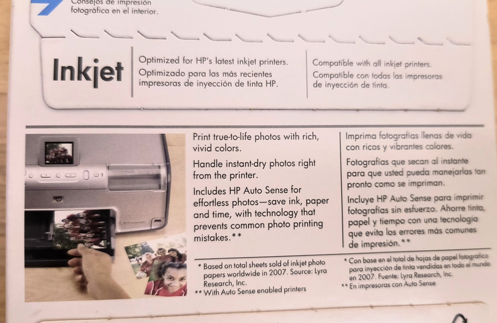 PHOTO PAPER Hewlett Packard Q6638A 4 x 6 inch Glossy Printer Paper – 100 Sheets