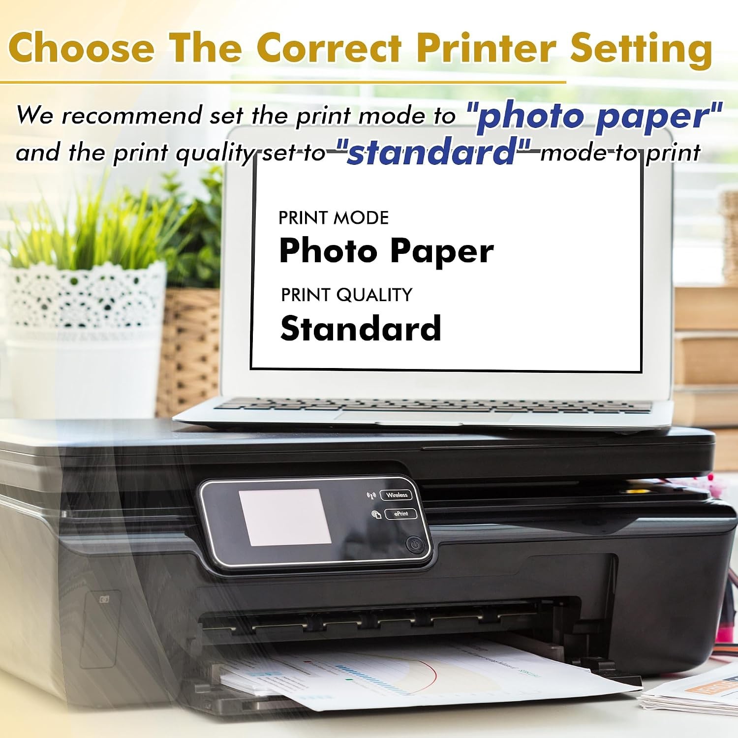 High Gloss 11×17 Inkjet Paper – 100 Sheets, Perfect for Brochures & Flyers