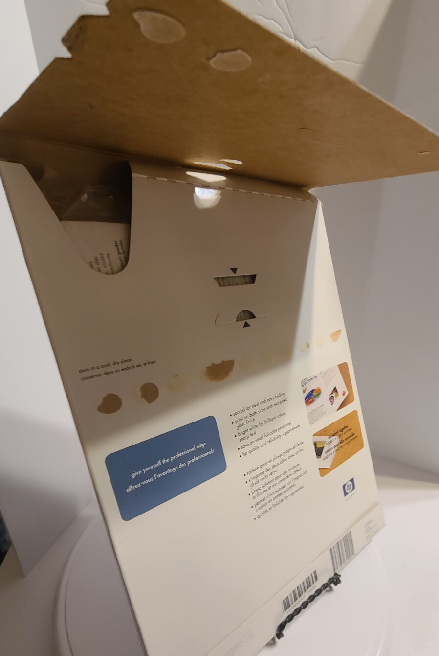 Open Box HP Trifold Glossy Brochure Paper C7020A Inkjet 100 Sheets Complete