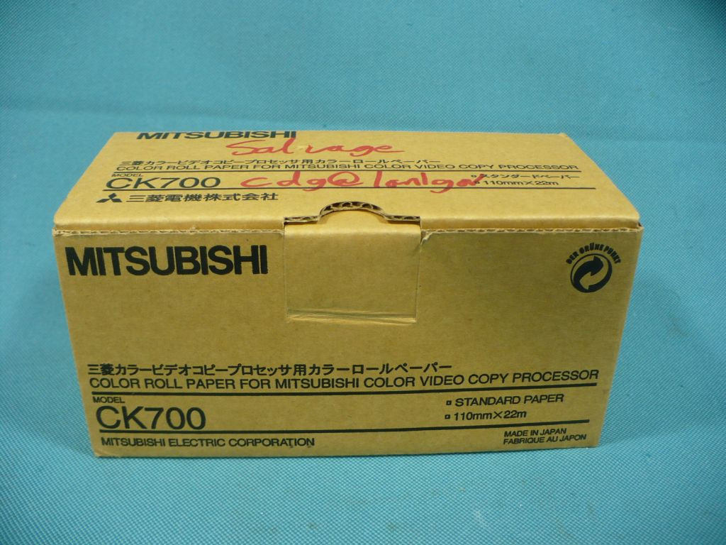 Mitsubishi CK700 Color Roll Paper, 110mm x 22m