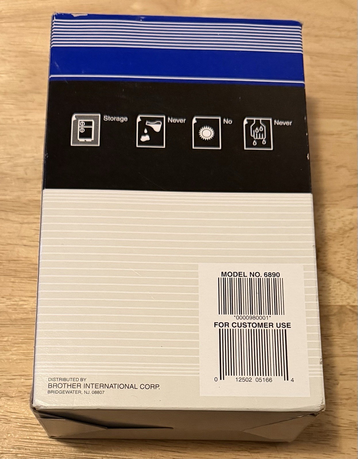 Brother Thermal Plus Fax Paper 2 Rolls 6890 8-1/2 in X 98 ft 1 in Core, OEM
