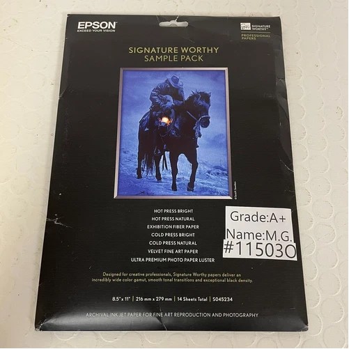 Epson S045234 SIGNATURE WORTHY SAMPLE PACK