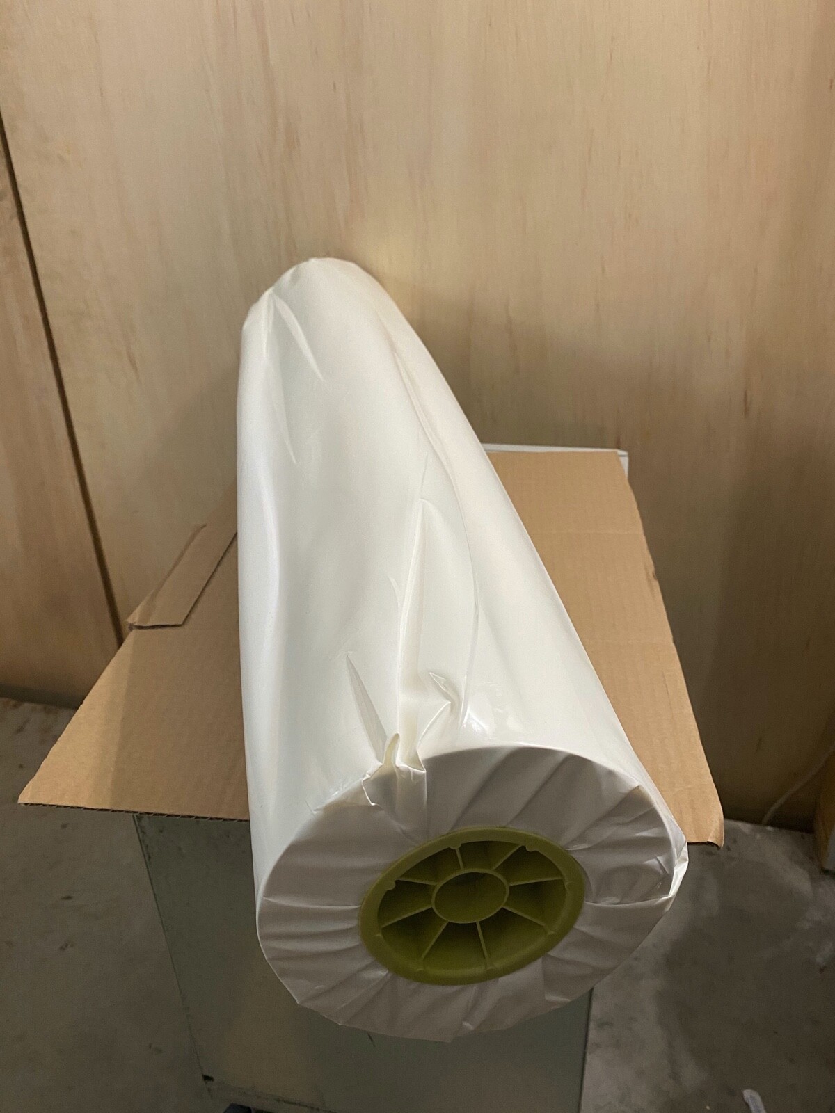 One Impreso Bond Engineering Roll 34” x 500′ Taped 20 LB Paper 3” Core 34501