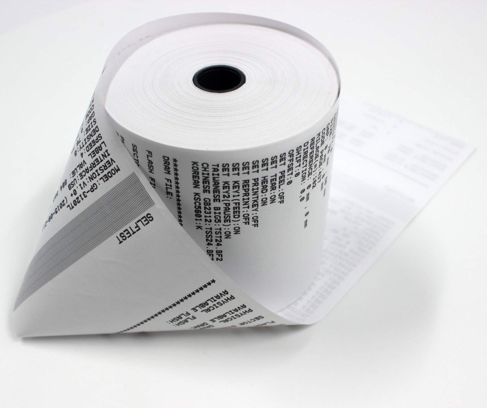 (50 Rolls) 3 1/8 x 119 ft Thermal (48 GSM Paper 1 Case – 50 Rolls, White