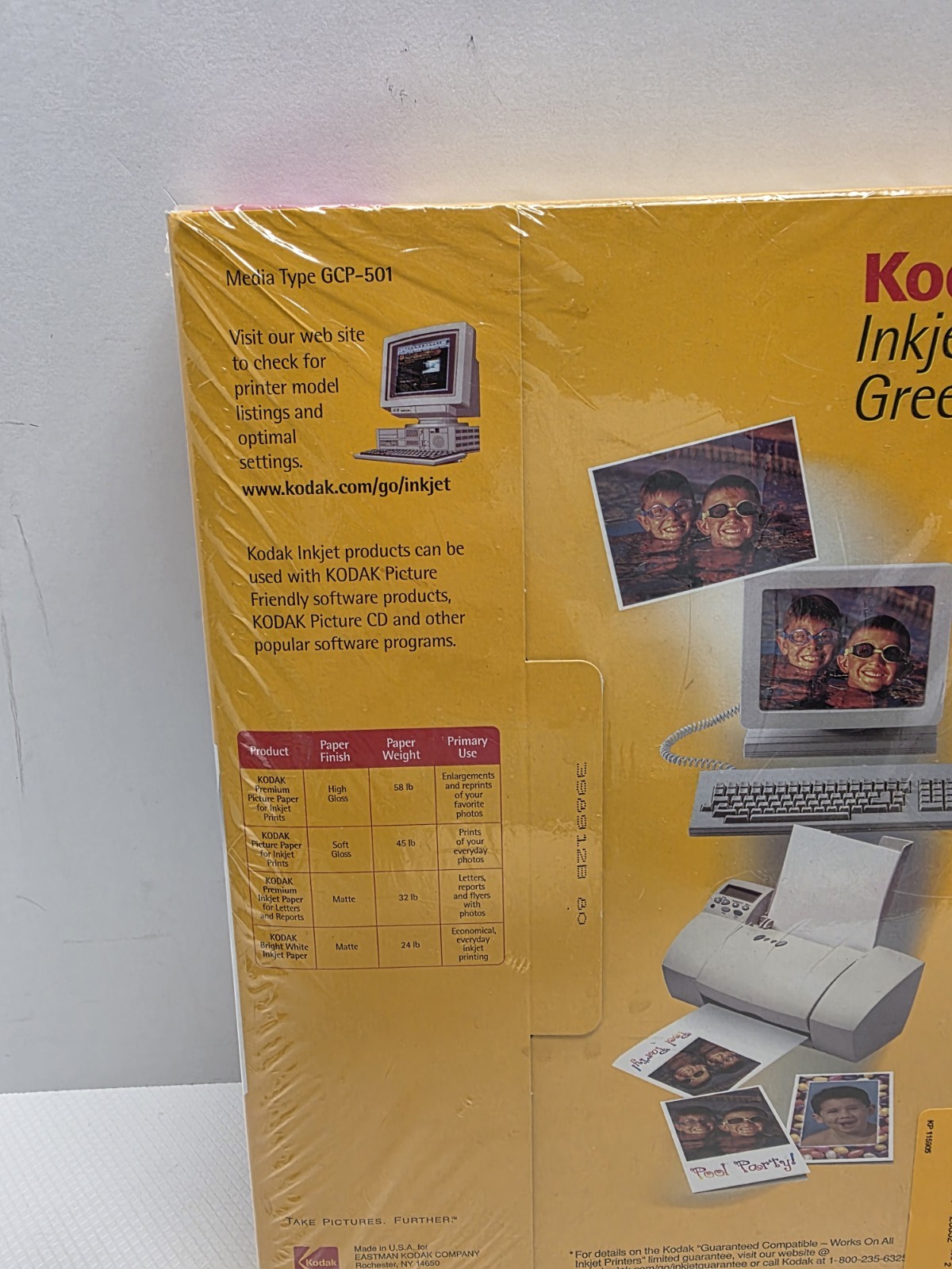 Kodak Inkjet Greeting Cards Triple Pack 60 Cards Envelopes Matte Half Fold New