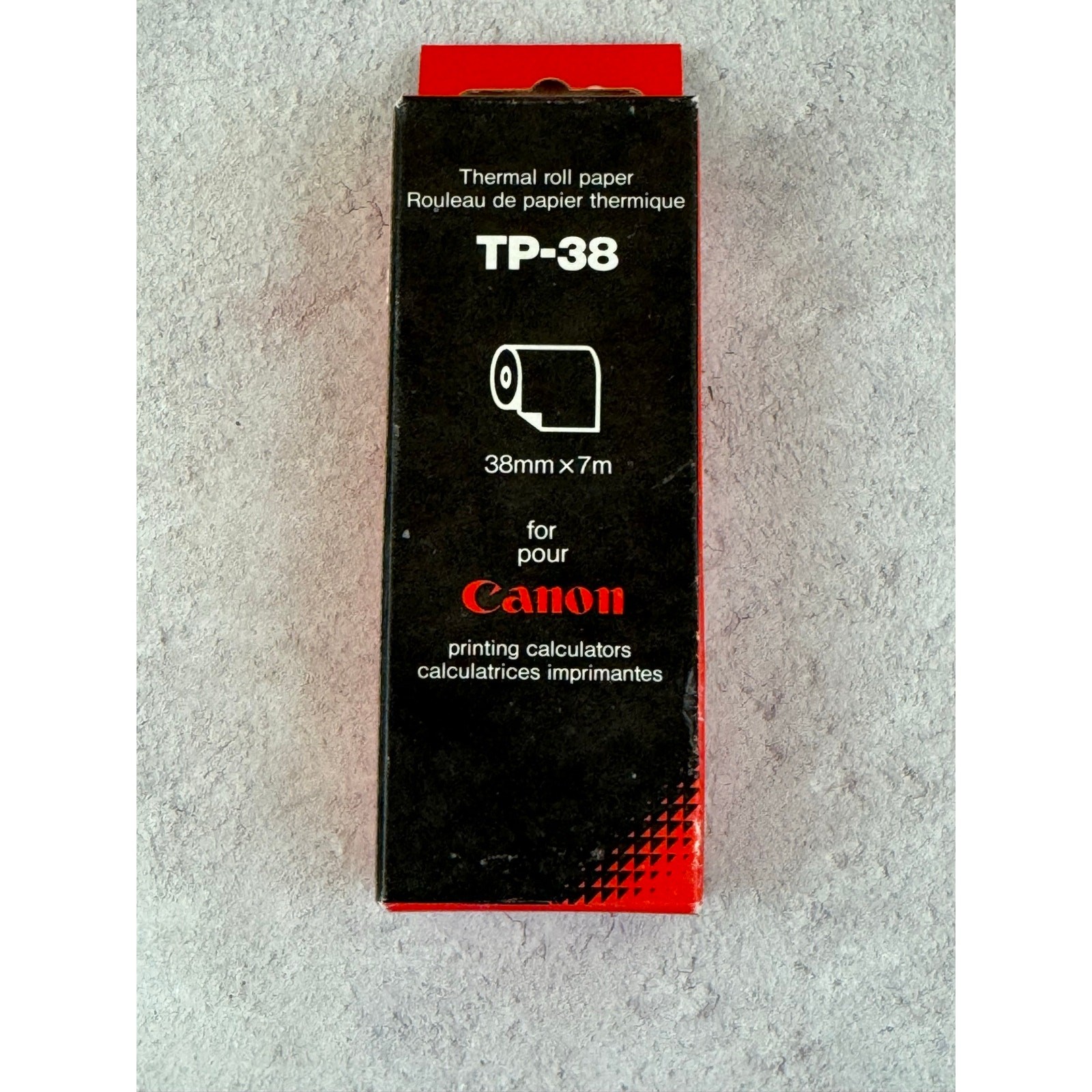 Canon TP-38 Thermal Roll Paper For Calculators 3 Rolls Only- Open Box