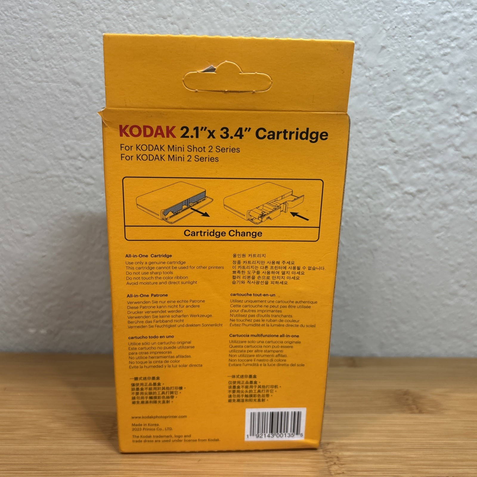 Kodak Cartridge 2.1 X 3.4 30 Sheets For Kodak Mini Shot 2 Series Brand New