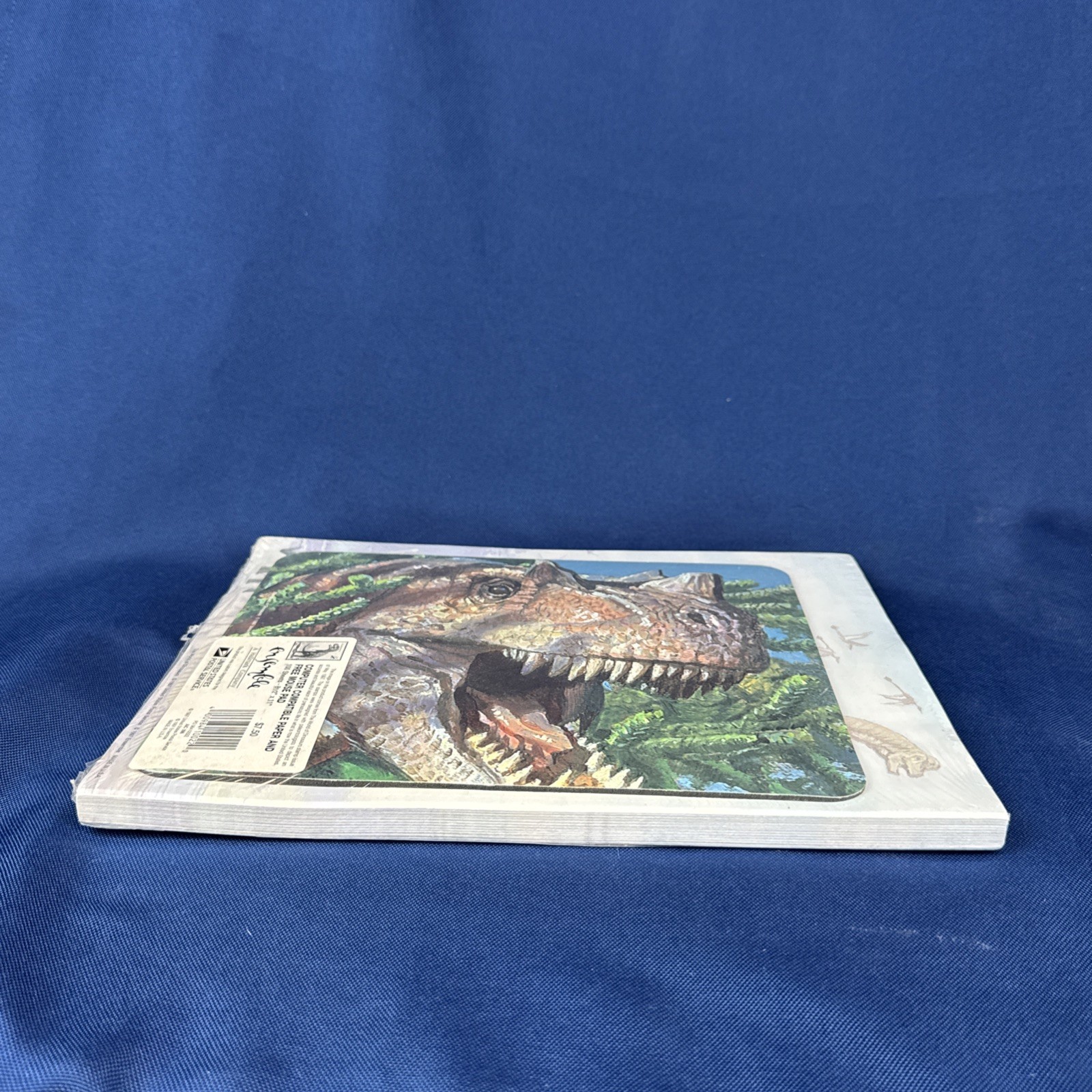 VTG 1997 Dinosaur Printer Paper 100-Pk + MOUSE PAD Sealed USPS Brontosaurus USA