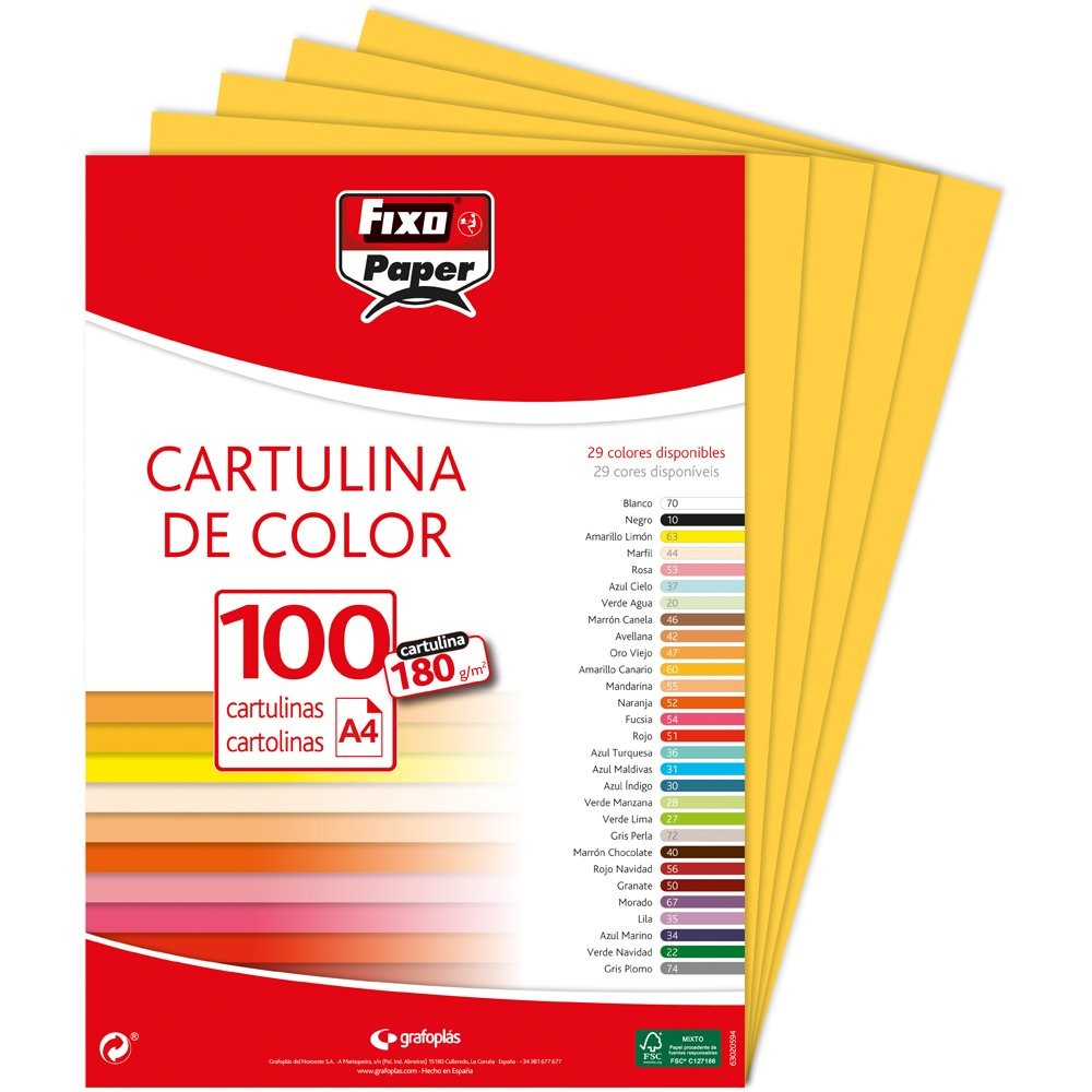11110460 – Pack of 100 Boxes, A4, Yellow