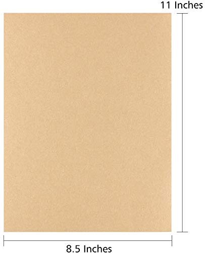 Bosster A4 Kraft Paper 100 Sheets A4 Cardboard Paper Brown Paper 100gsm z…