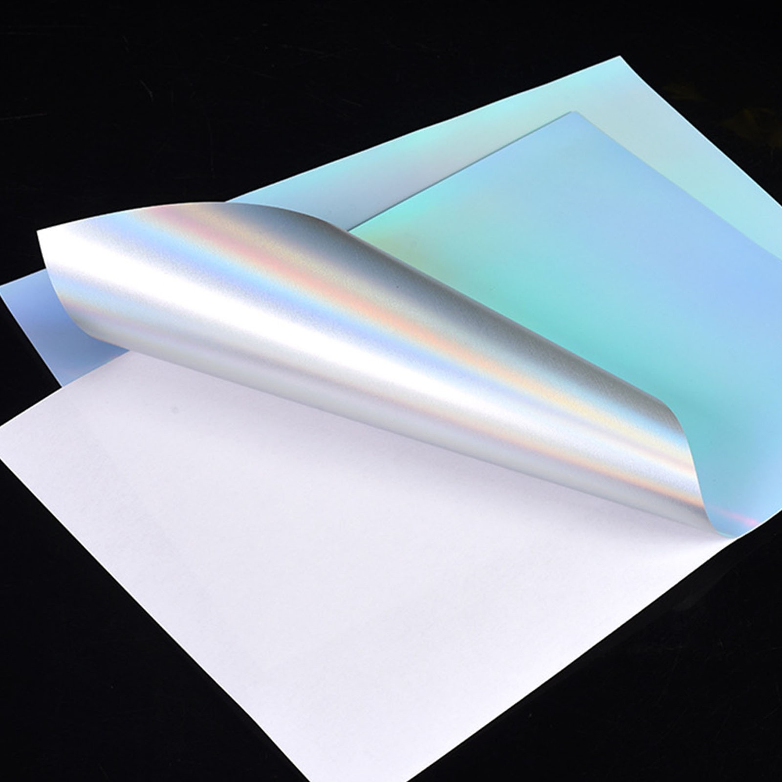 20Pcs Holographic Sticker Paper A4 Waterproof