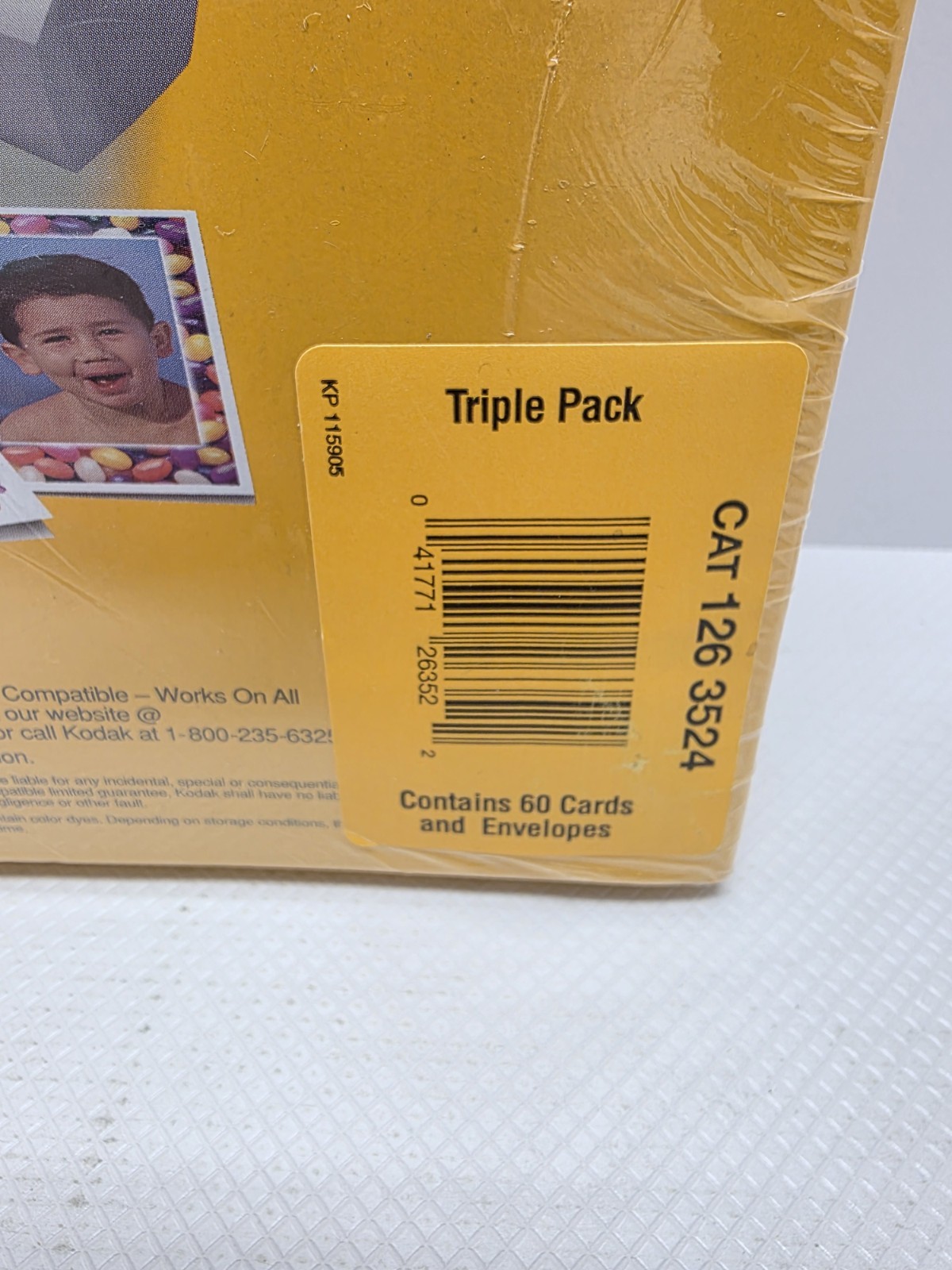 Kodak Inkjet Greeting Cards Triple Pack 60 Cards Envelopes Matte Half Fold New
