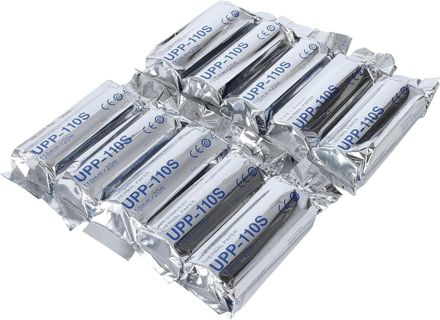 Black and White UPP-110S Thermal Film, 10 Rolls for Imaging Needs