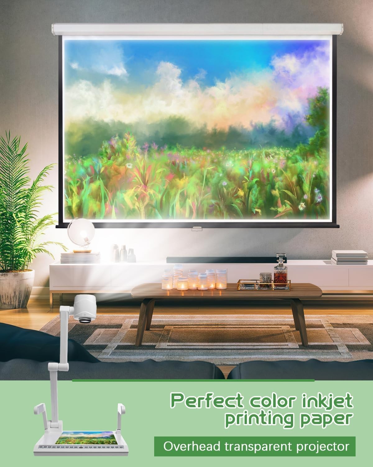Clear Inkjet Transparency Sheets 90 Pack 8.5 X 11 Overhead Projector Crafts