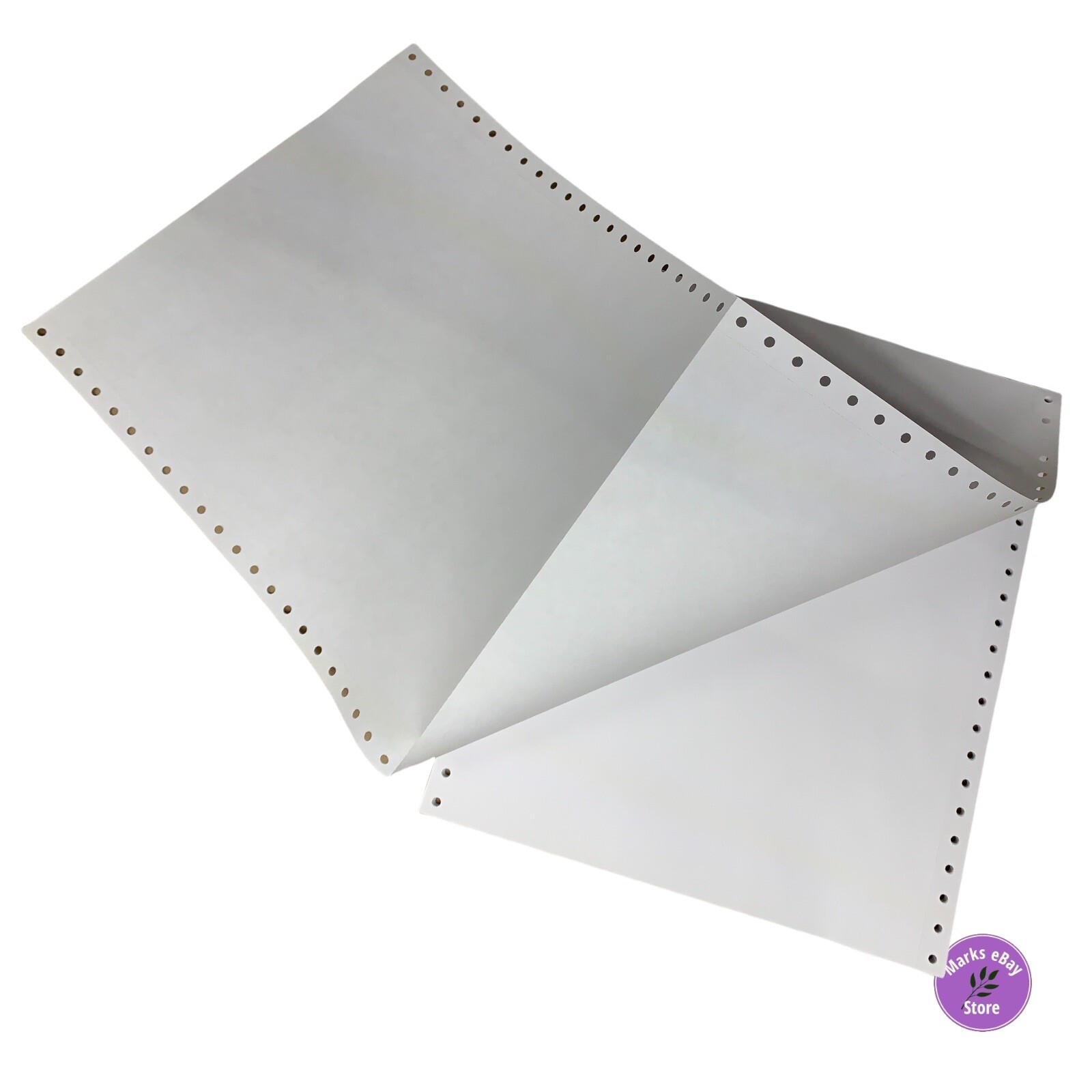 New Dot Matrix Continuous Feed Pin Feed Printer Paper 9-1/2 x 11 50 Sheets
