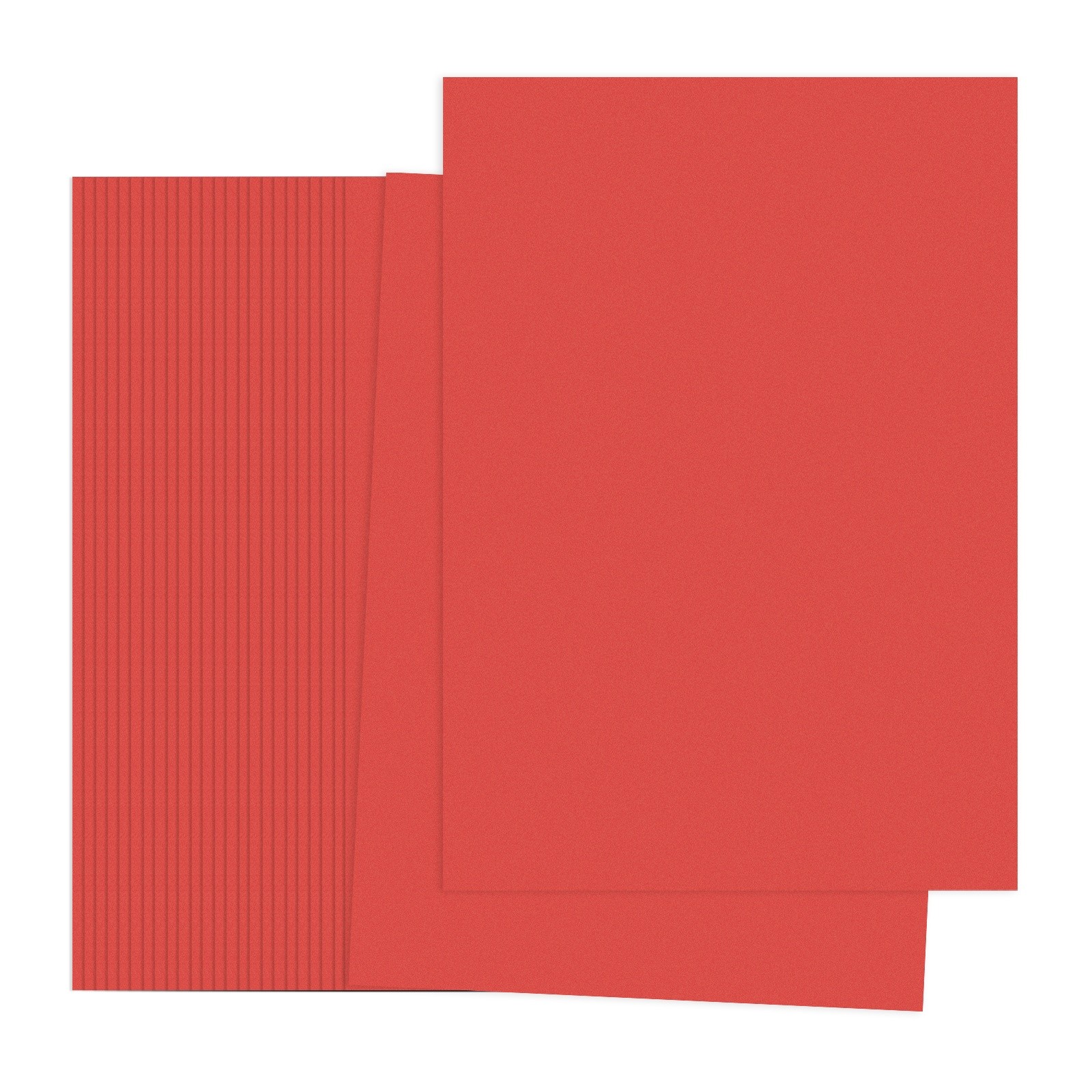 Bright Red Color Copy Paper, 50 Sheets 8.3×5.9″ A5 70gsm