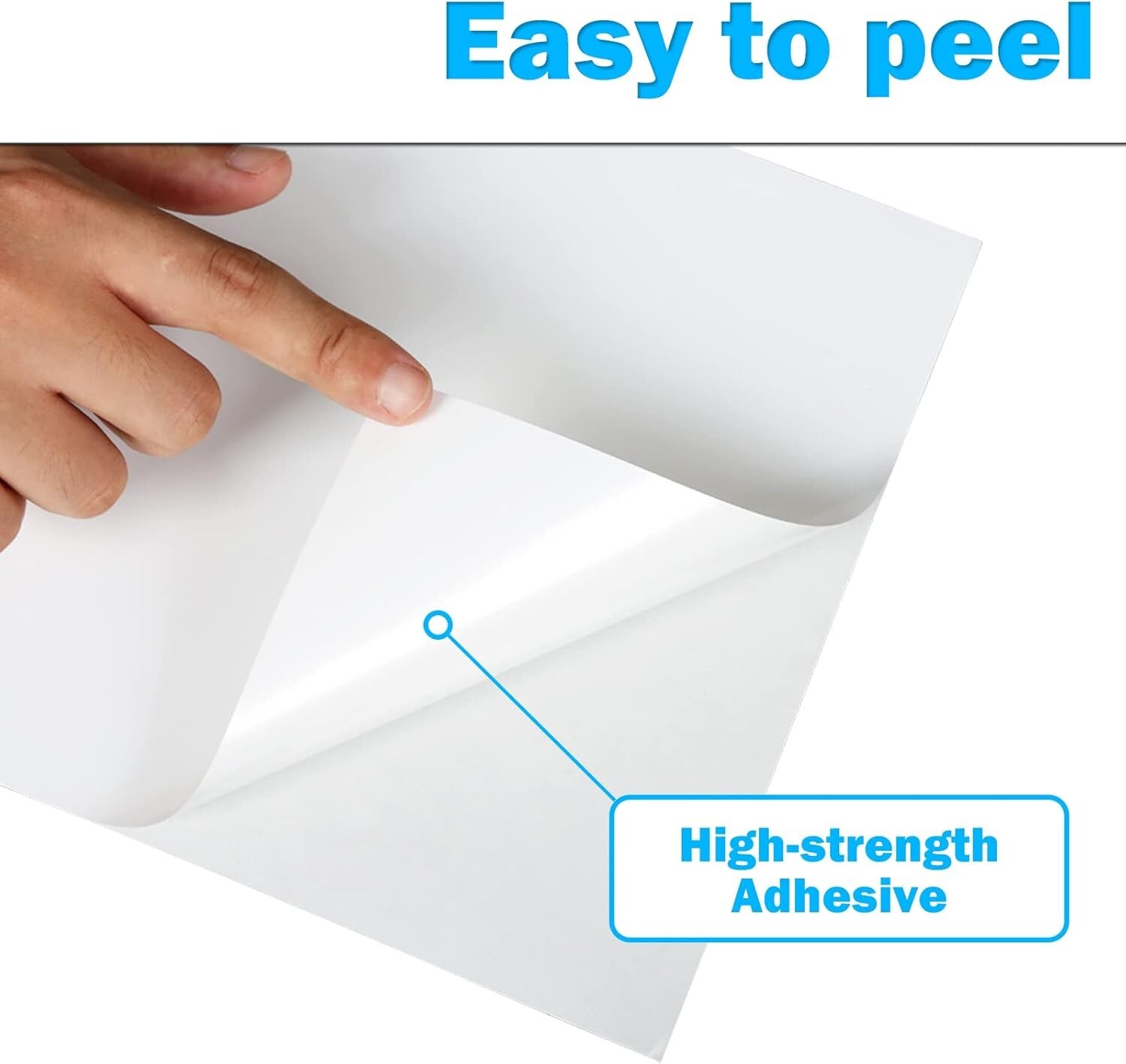Koala Sticker Paper for Inkjet + Laser Printers 100 Full Sheets Shipping Label