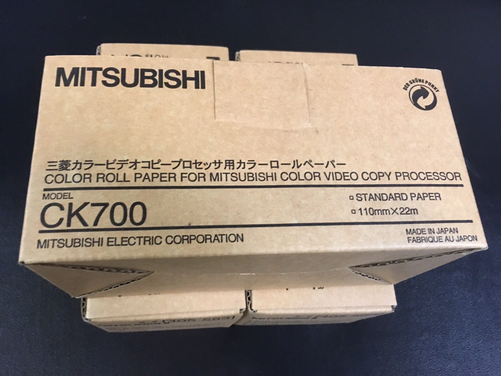 Mitsubishi CK-700 Color Print Paper for CP700 Series Printers Lot Of 3 Box