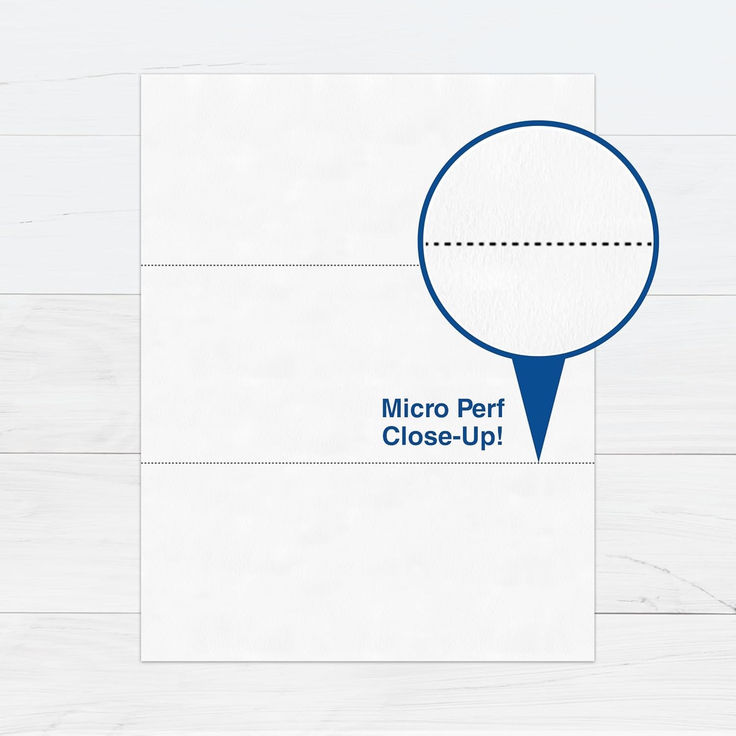 Professional Quality 8.5 x 11 Perforated Paper – 500 Sheets, Perfect for Reports