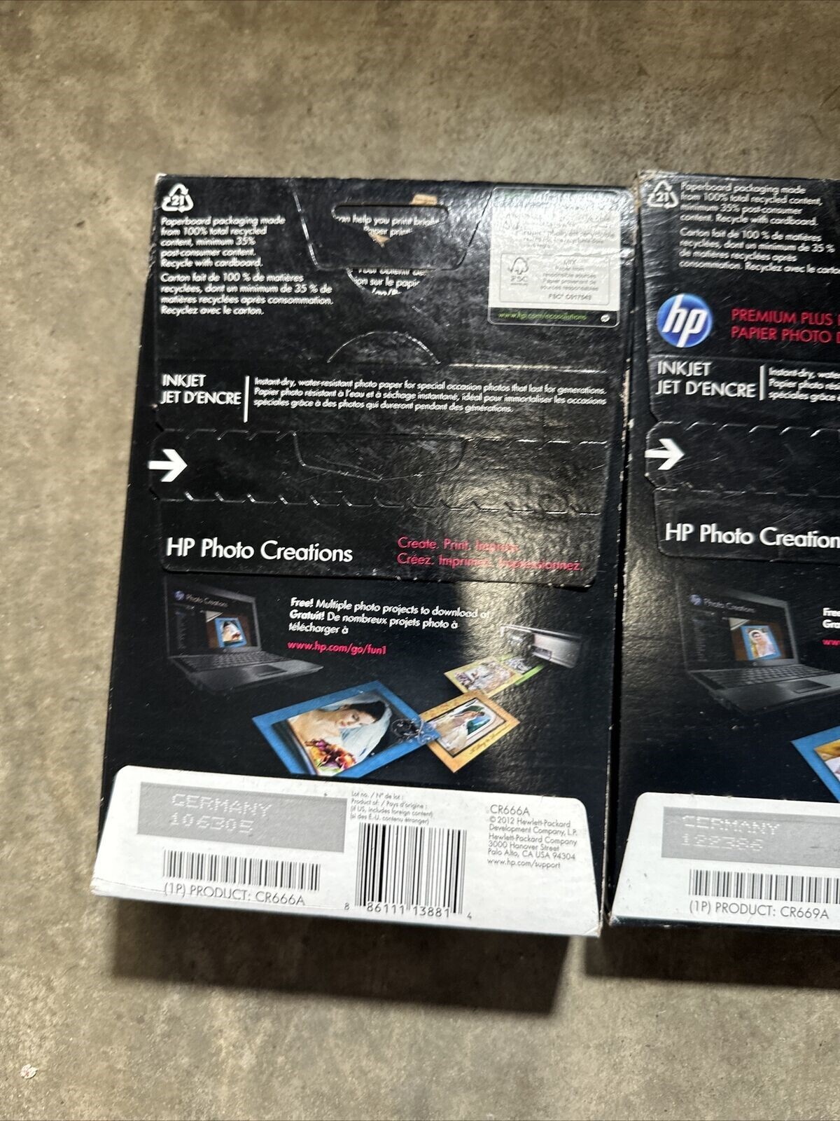 HP Premium Plus Photo Paper For Inkjet Print CR666A 4″ x 6″ 160 Sheets New