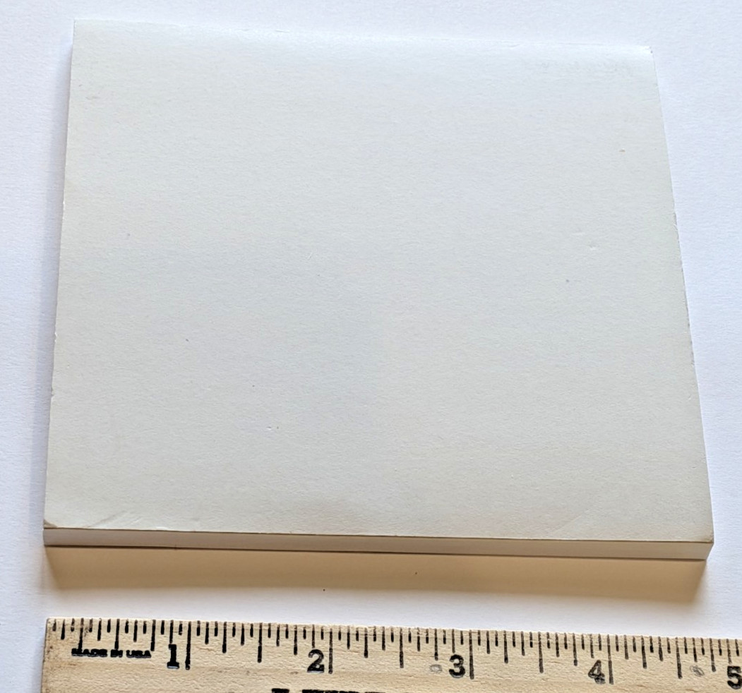 Memorex Pad of Paper 50 sheets Lined Note FUN Conversation Piece & Collectible