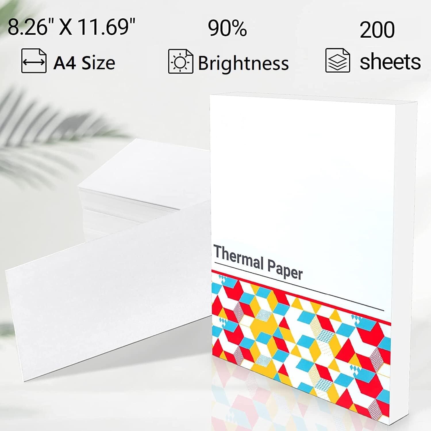100-500PCS A4 Thermal Printer Papers Compatible for HPRT MT800 MT800Q M08F PJ762