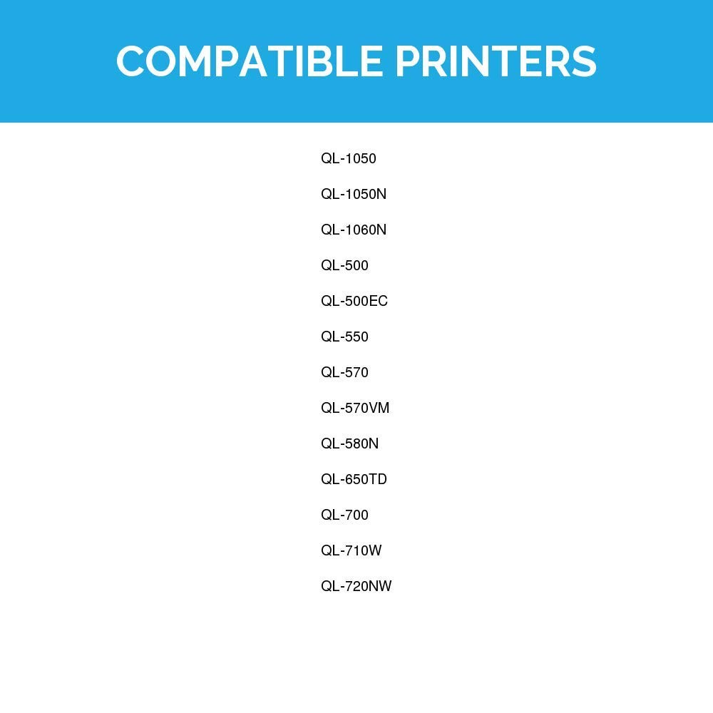 LD Compatible Brother DK-1208 Address Labels / 1.4 in x 3.5 in