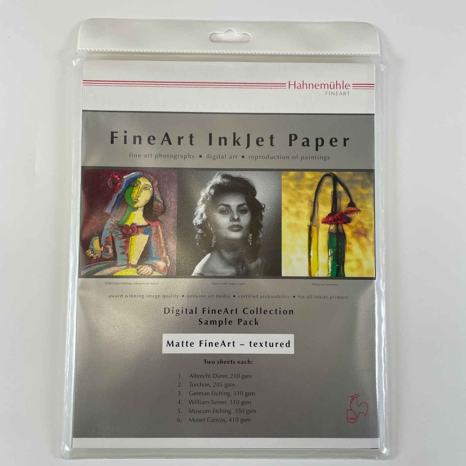 Hahnemuhle Digital Fine Art Inkjet Paper Sample Pack 8.5 X 11 – 12 Sheets
