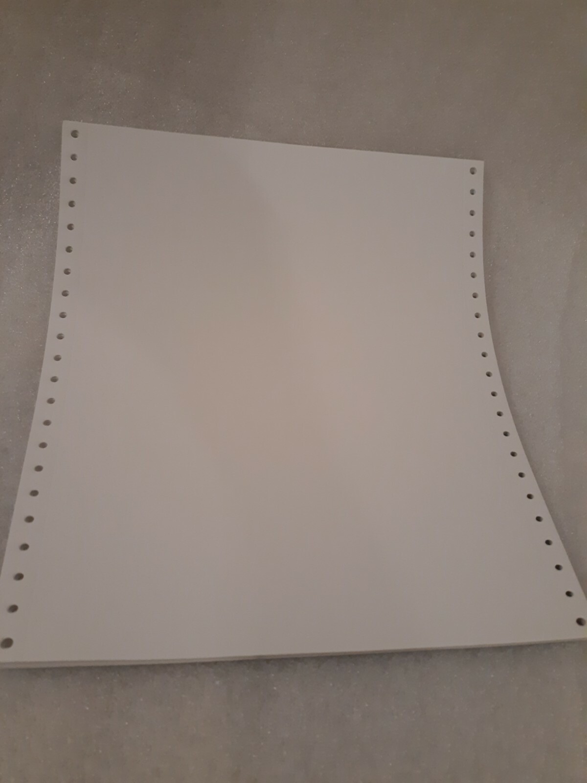 Dot Matrix Vintage Printer Paper 50 Sheets 8.5 x 11 non continuous