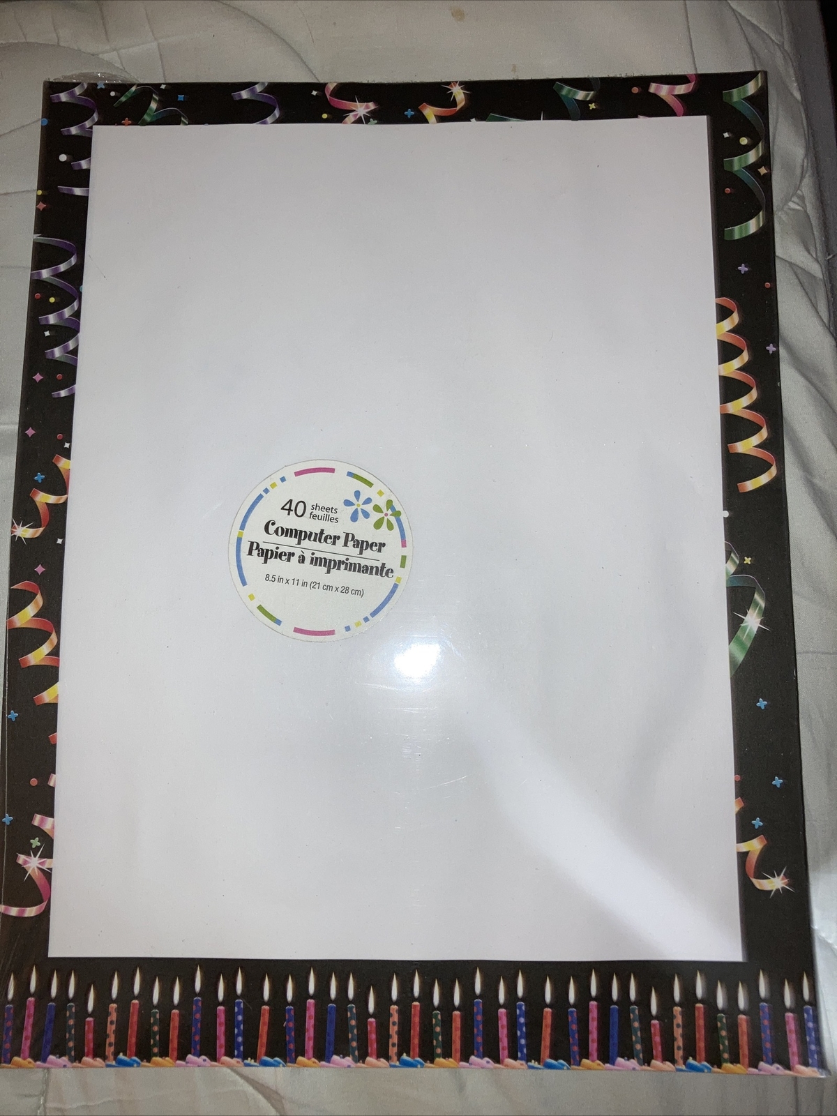 FOUR SETS OF DESIGNER COMPUTER PRINTING PAPER LASER/INKJET 115 Sheets Total