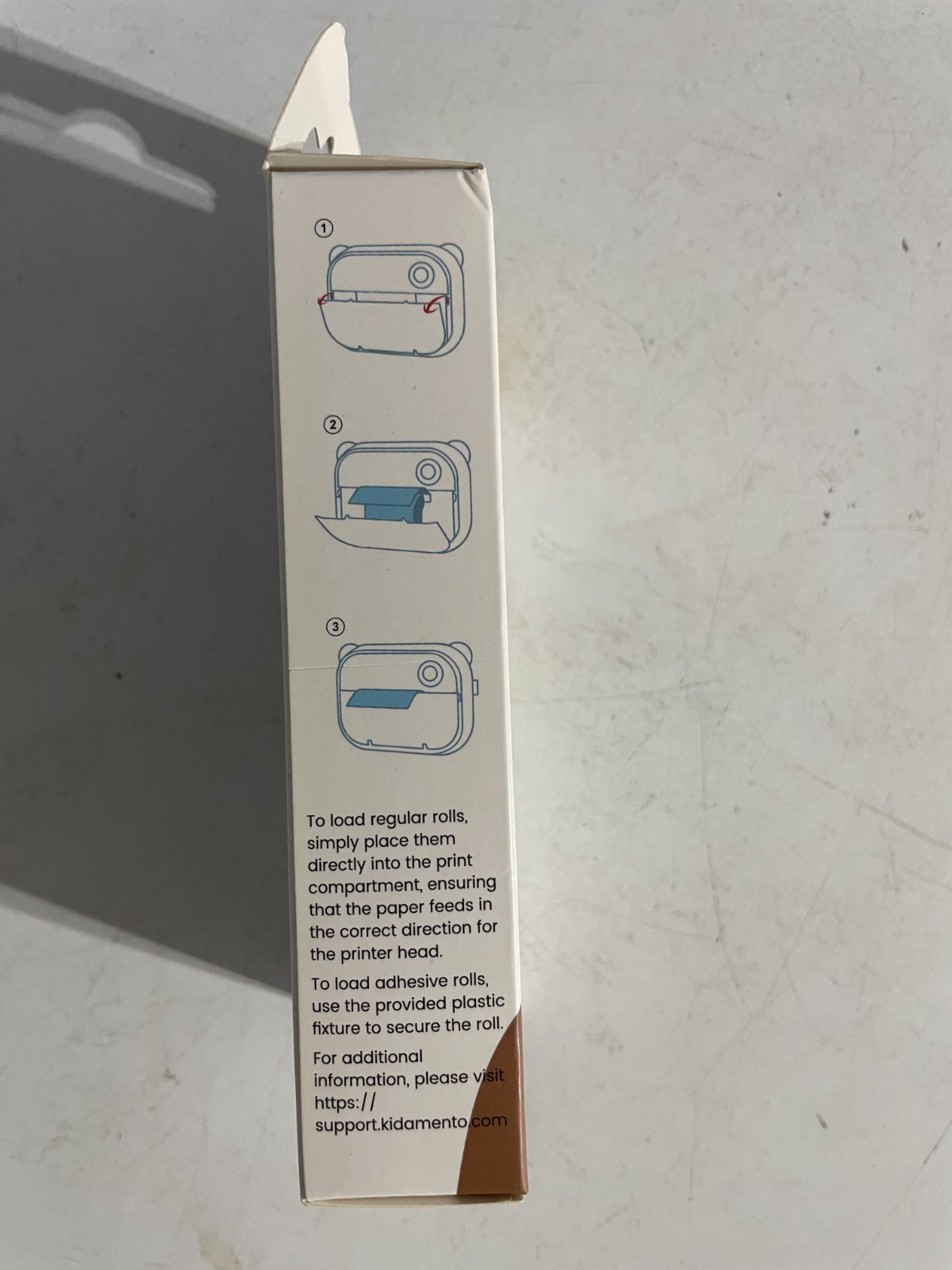 Kidamento Kids Camera Paper Refill + Sticker Rolls (5 Rolls) Up To 300 Prints
