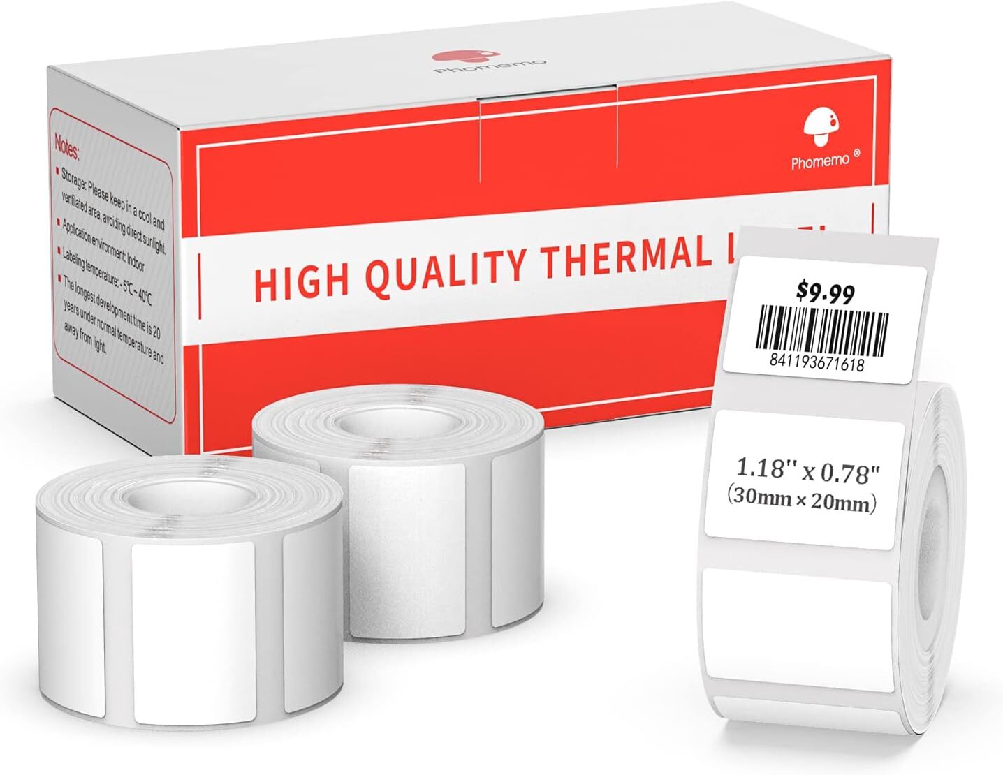 Sticker Thermal Papers Self-Adhesive Label Paper for Phomemo M110 M200 M220 M221