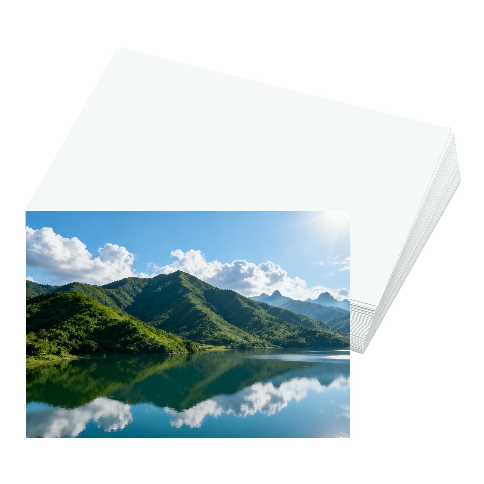 5×3.5 Inch, 50 Sheet Photo Paper for 200GSM Printer