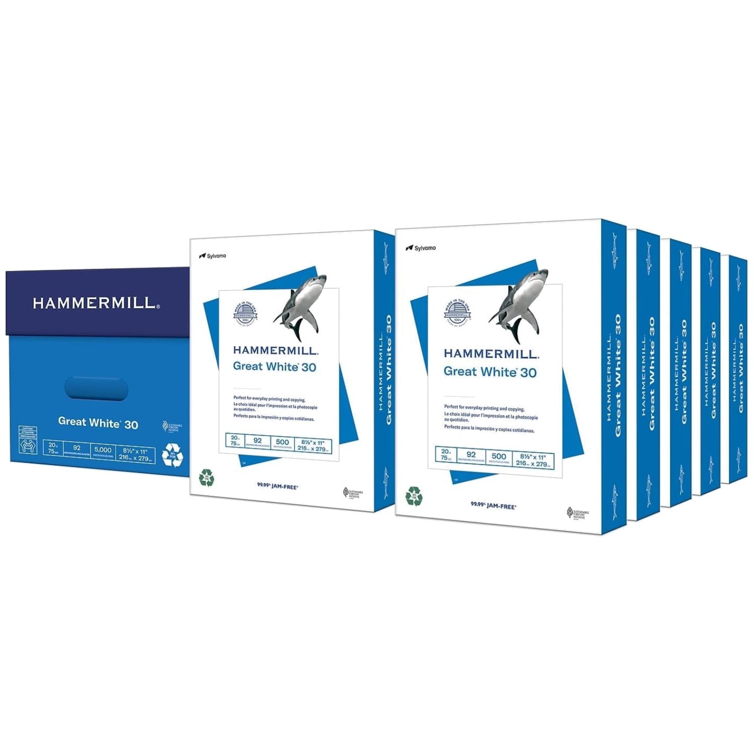 Sustainable 8.5×11 Paper, 5000 Sheets – 92 Bright
