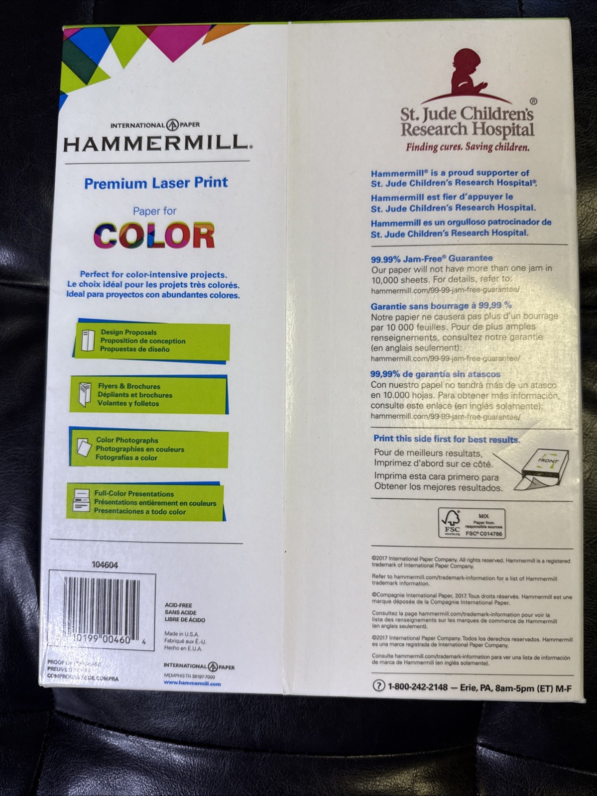 Hammermill Premium Laser Print COLOR 24lbs. 98 Brightness