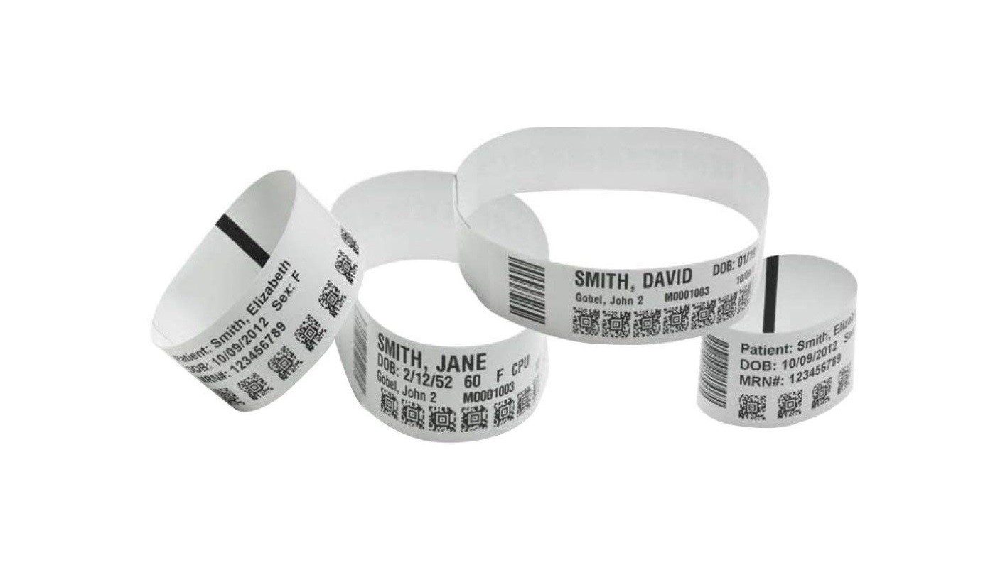 Zebra Z-Band 1″ X 11″ Ultrasoft Wristband Single Cartridge10015355K-R