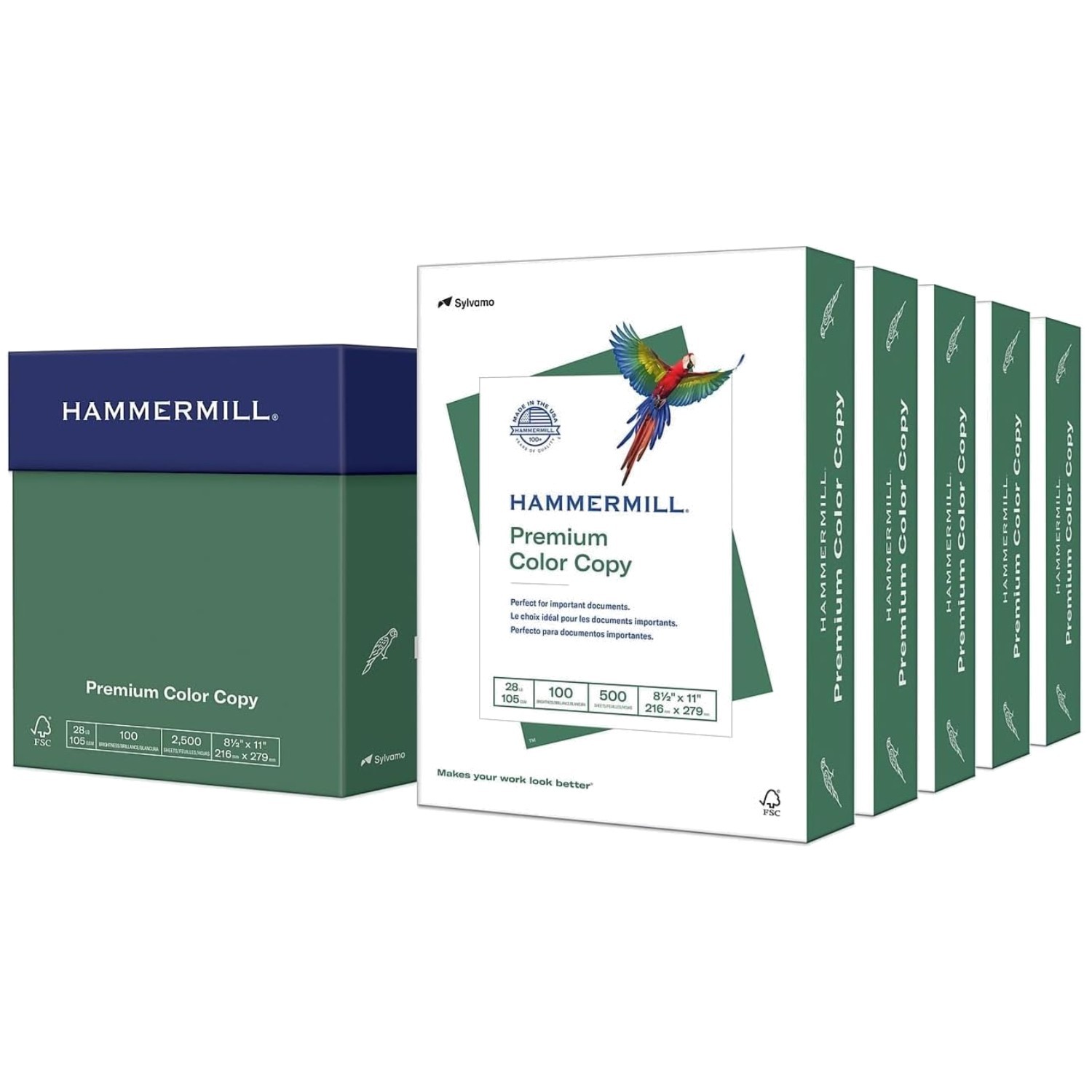 Professional Grade Color Copy Paper – 8.5×11 – 2500 Sheets